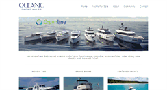 Desktop Screenshot of oceanicyachts.com